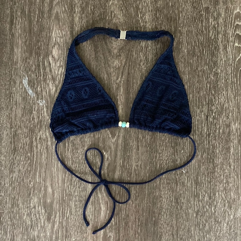 Ralph Lauren bikini top with pretty beading and lace